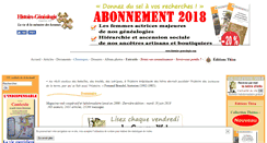 Desktop Screenshot of histoire-genealogie.com